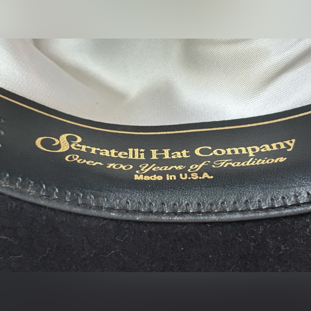 Serratelli 5x Beaver western cowboy hat with horsehair hat band - Picture 2 of 16